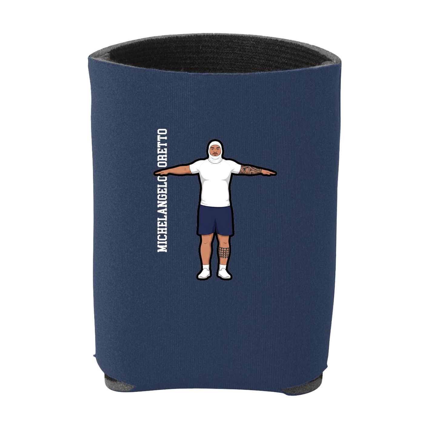 Can Holder — Name Vertical in Navy