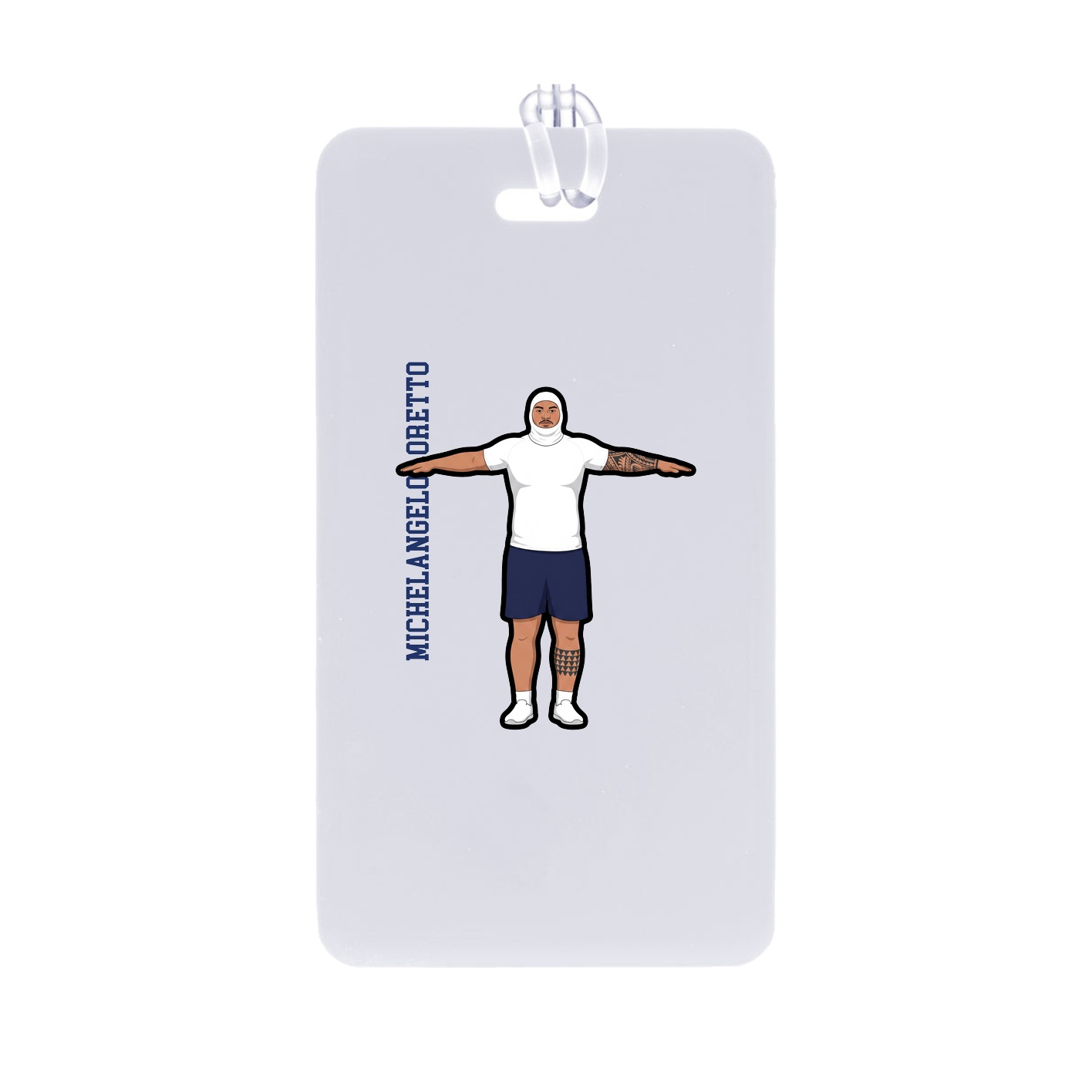 Bag Tag — Name Vertical in Classic
