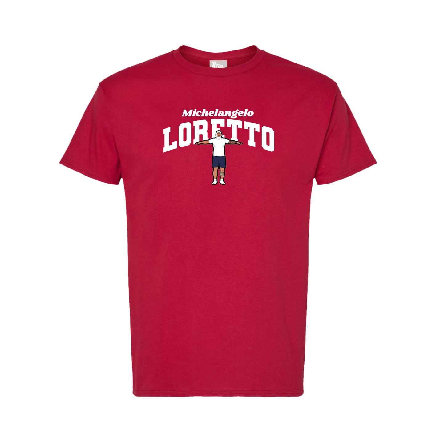 Tee — Signature Arch in Crimson