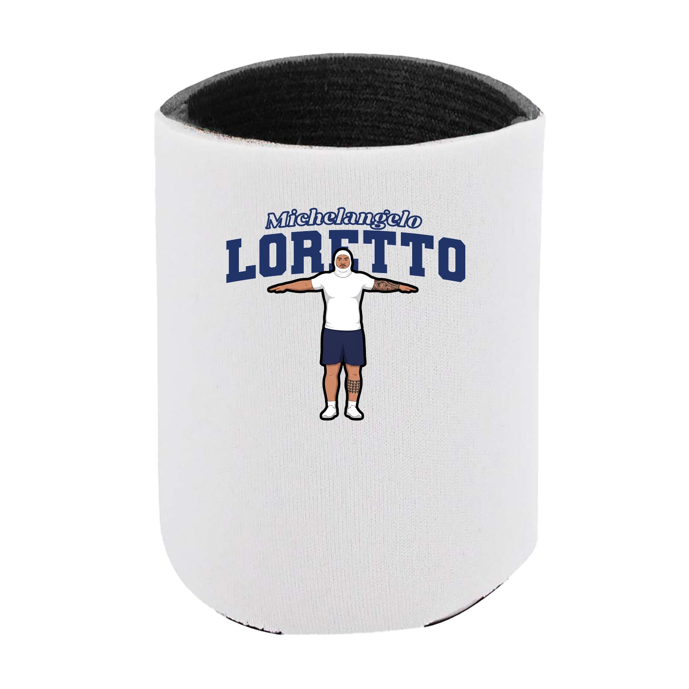 Can Holder — Name Arch in White