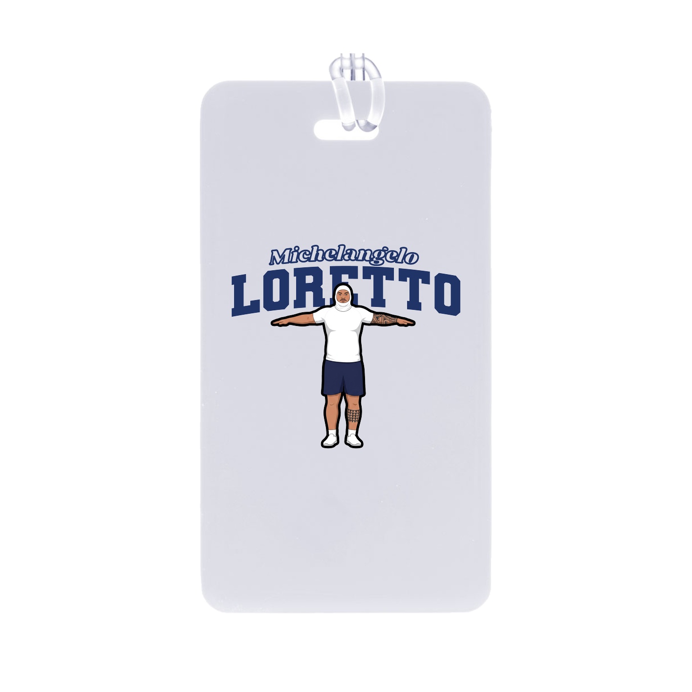 Bag Tag — Name Arch in Classic