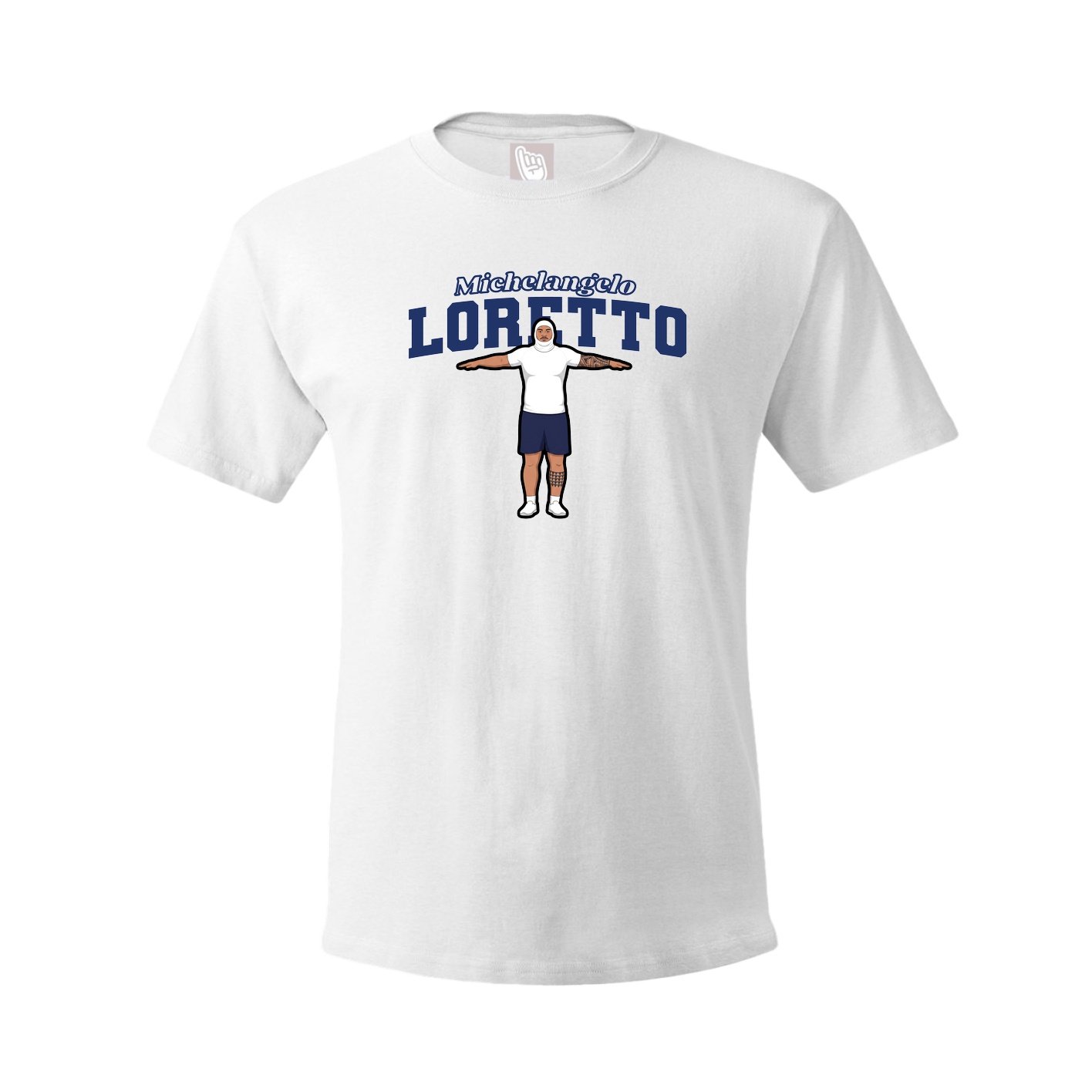 Tee — Name Arch in White