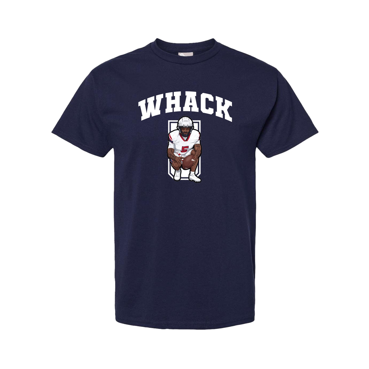 Youth Tee — Number in Navy