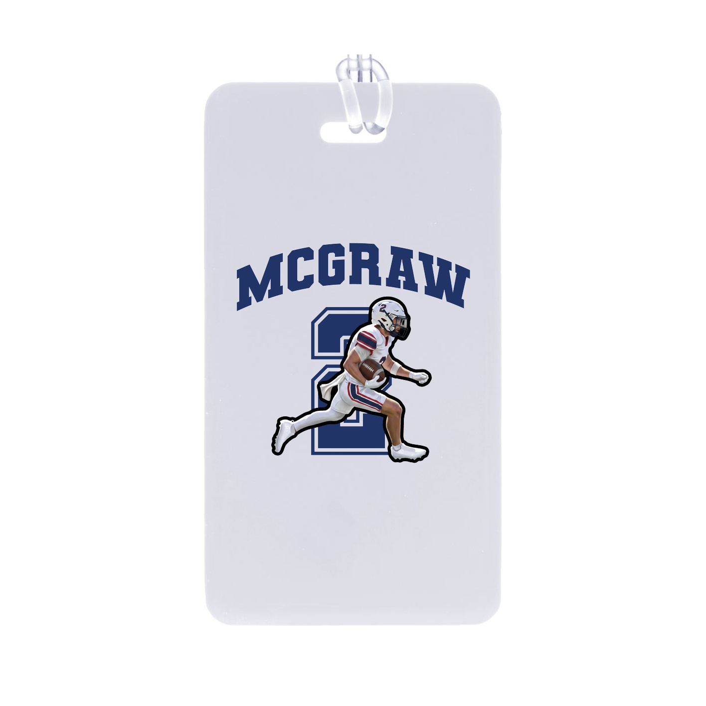 Bag Tag — Number in Classic