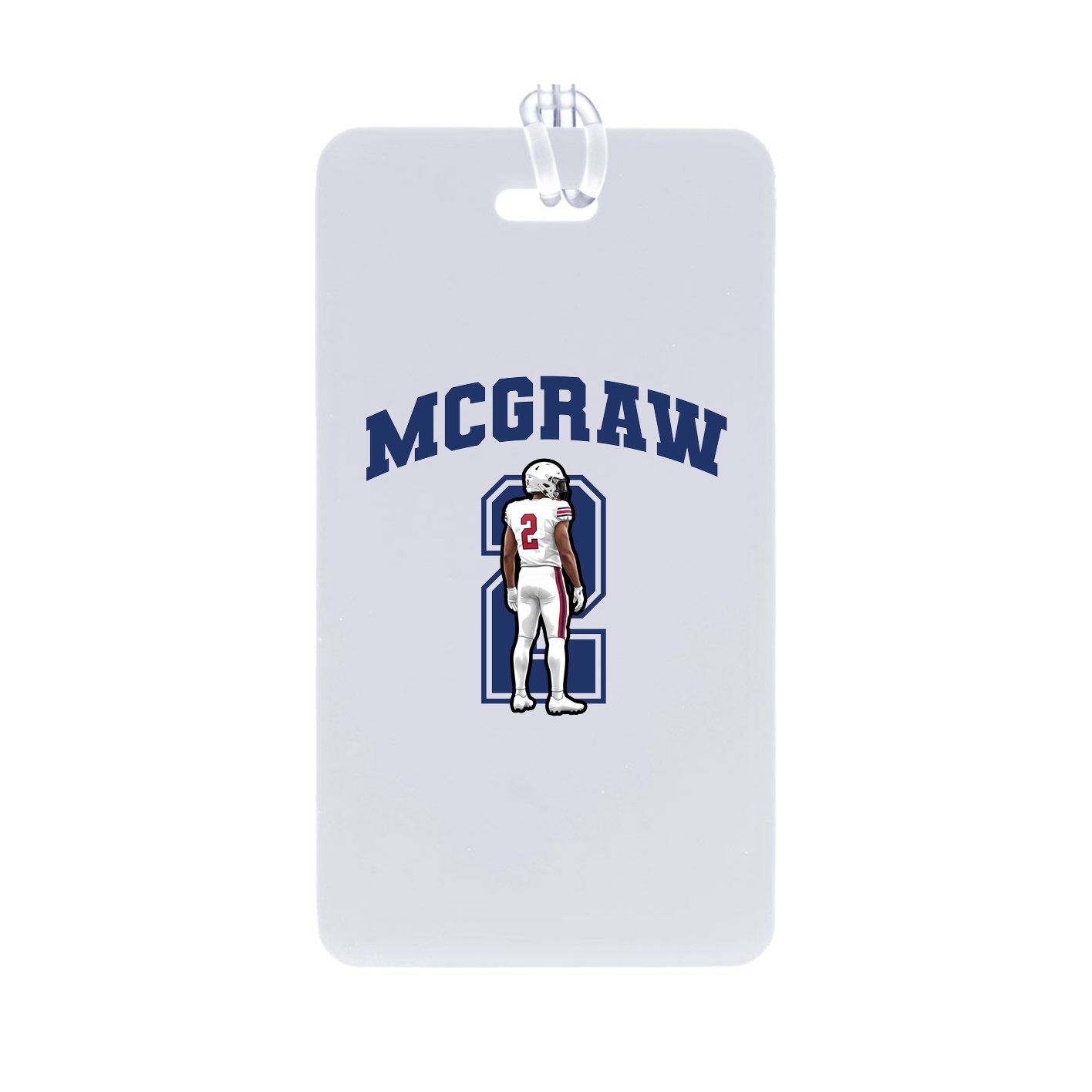Bag Tag — Number in Classic