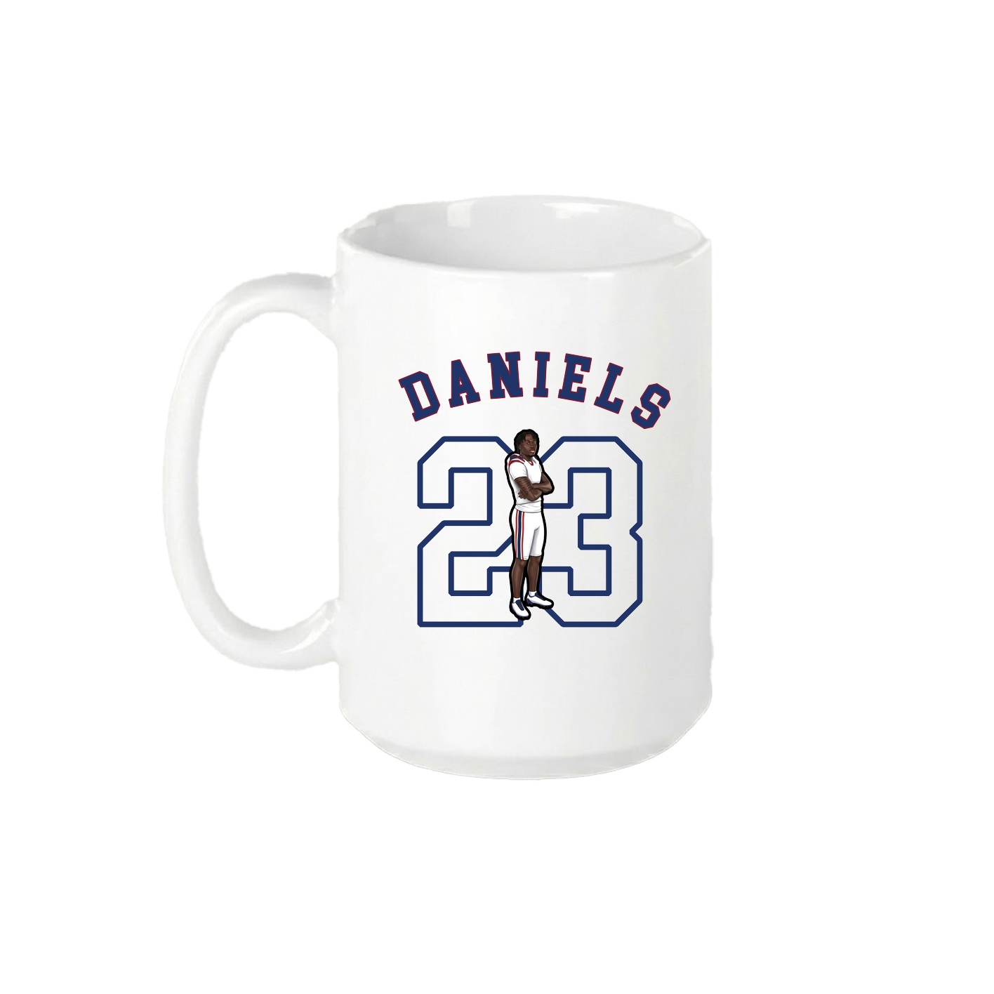 15oz Coffee Mug — Shirsey Arch in White