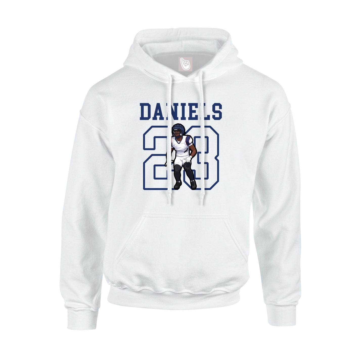 Hoodie — Shirsey in White