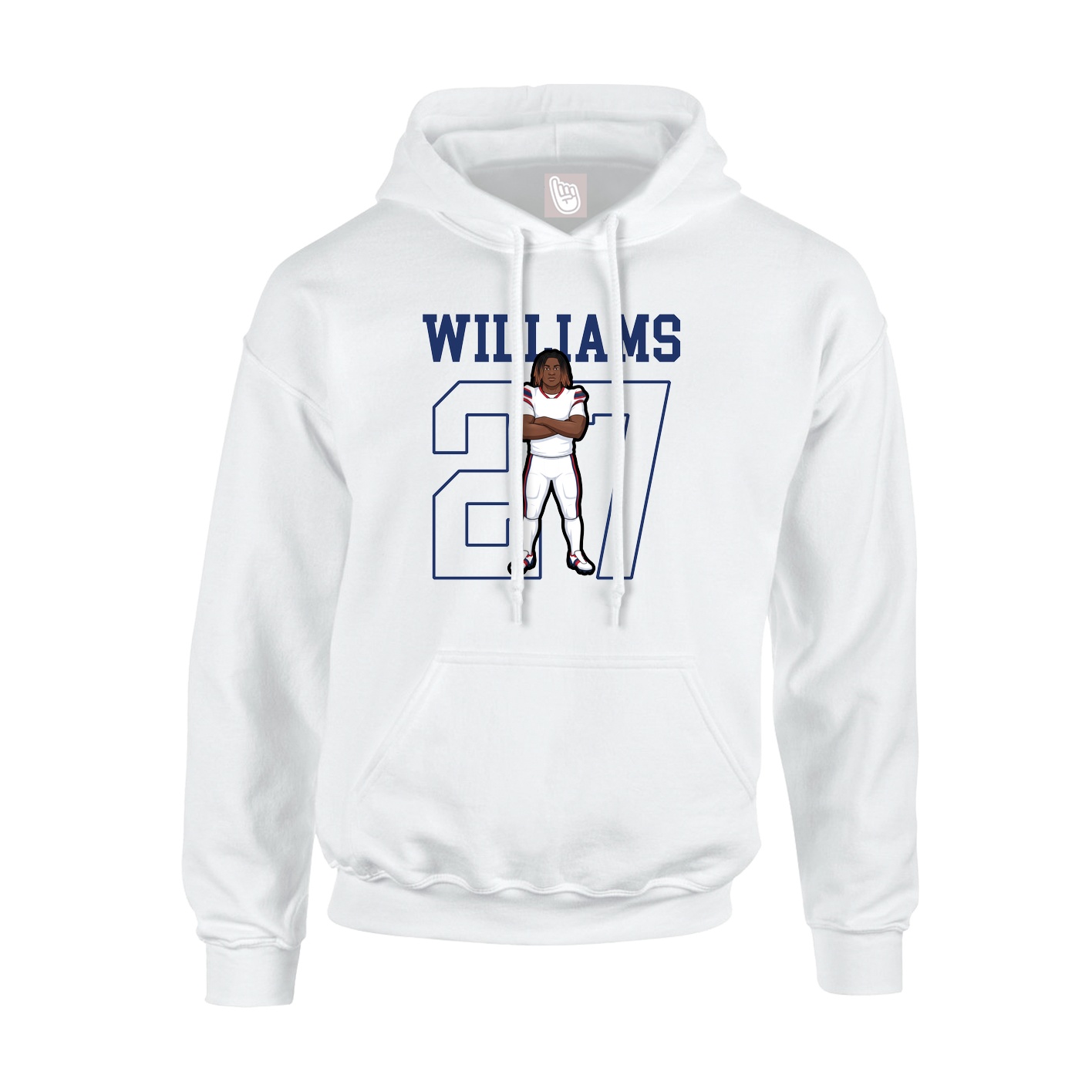 Youth Hoodie — Shirsey in White