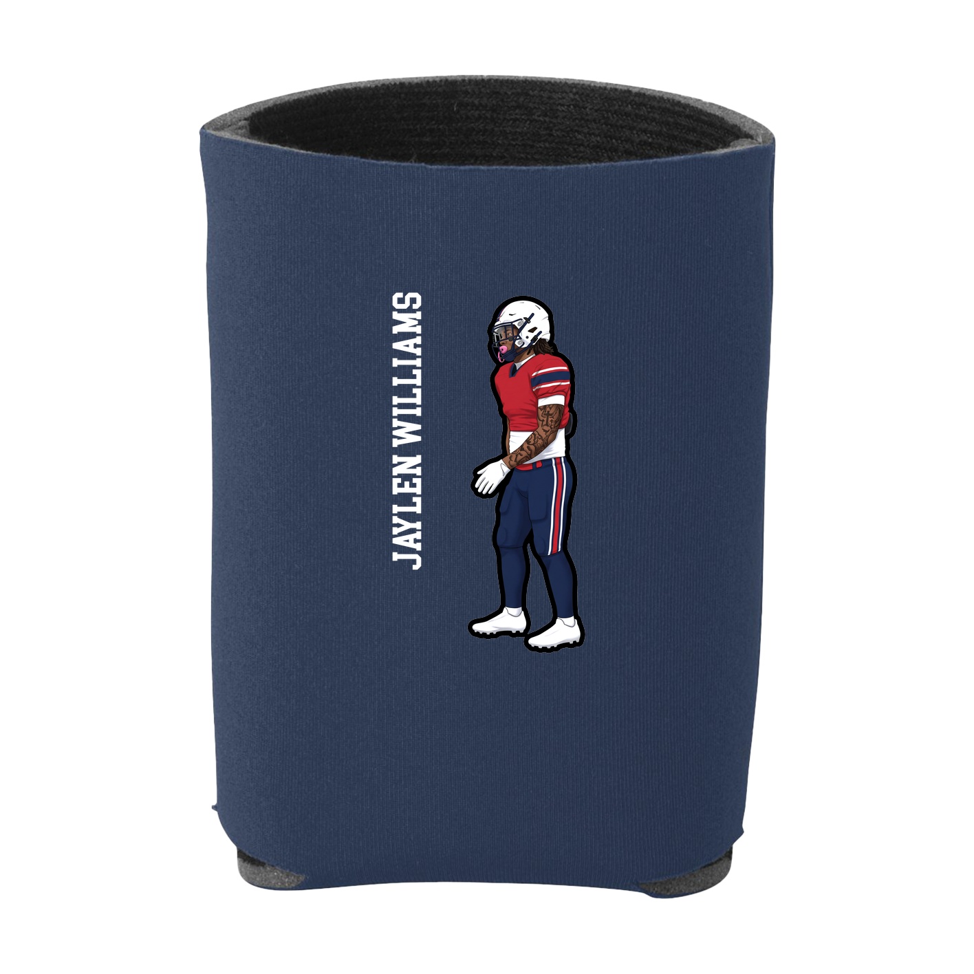 Can Holder — Name Vertical in Navy