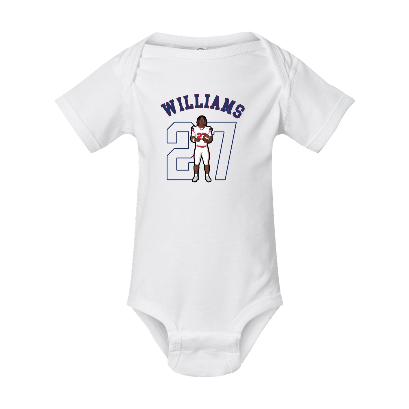 Baby Onesie — Shirsey Arch in White