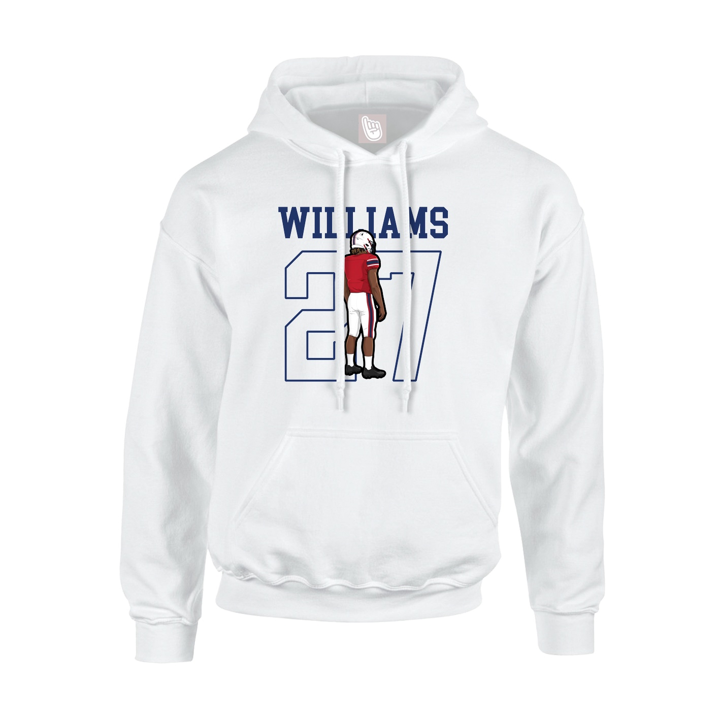 Hoodie — Shirsey in White