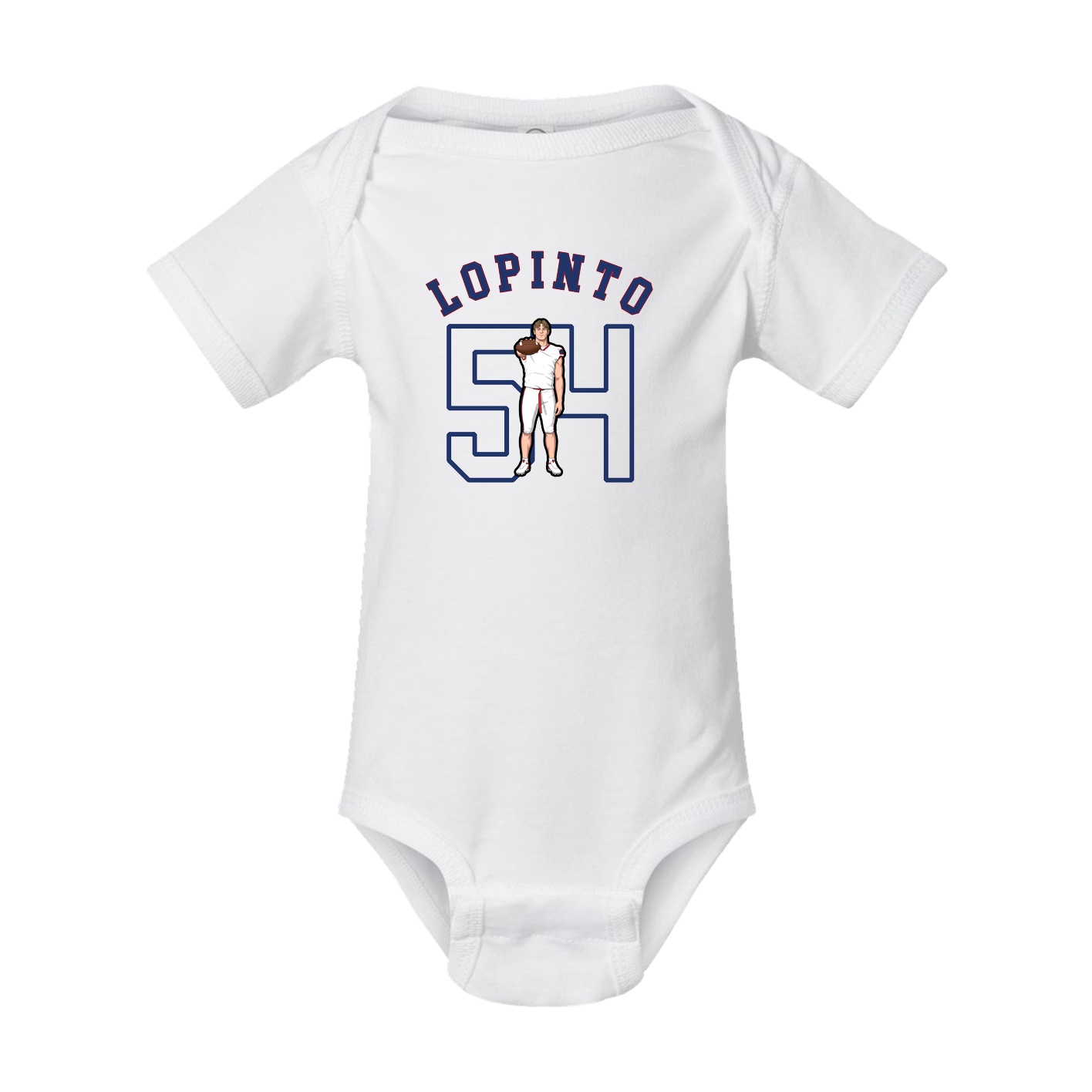 Baby Onesie — Shirsey Arch in White