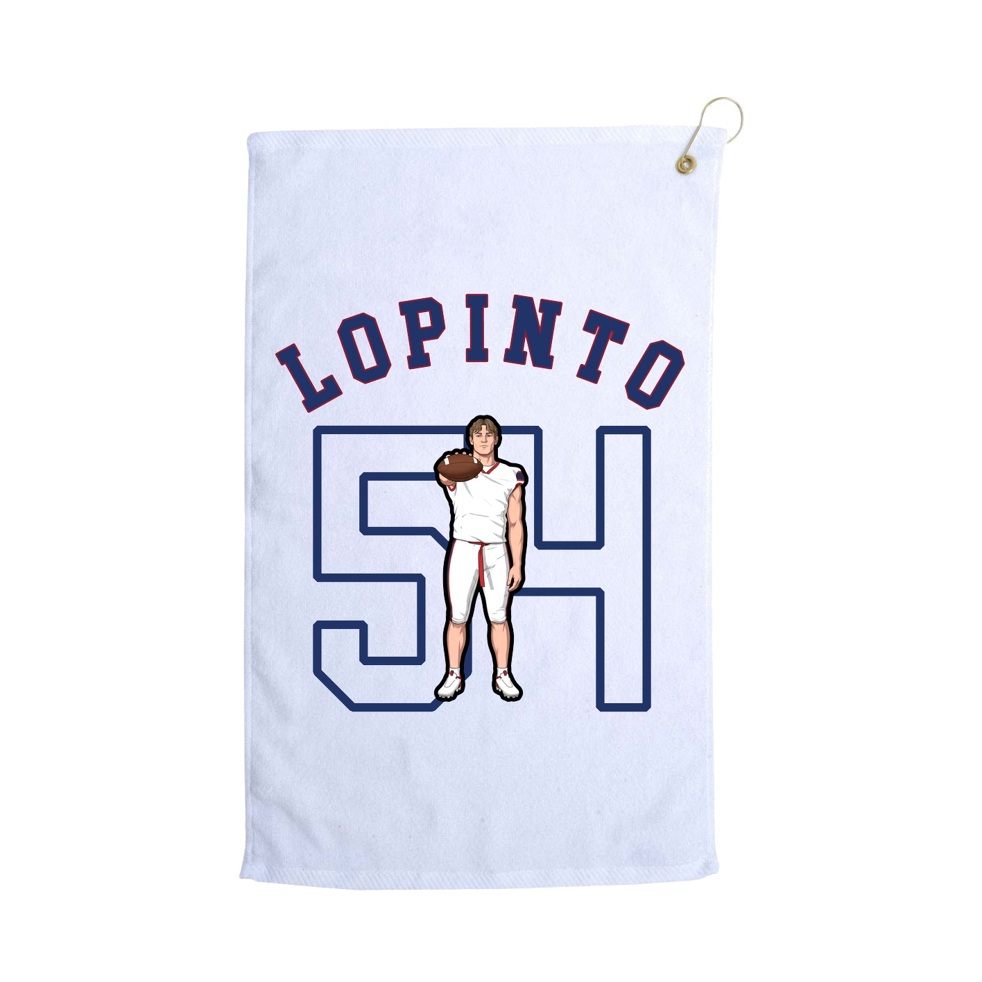 Golf Towel — Shirsey Arch in White