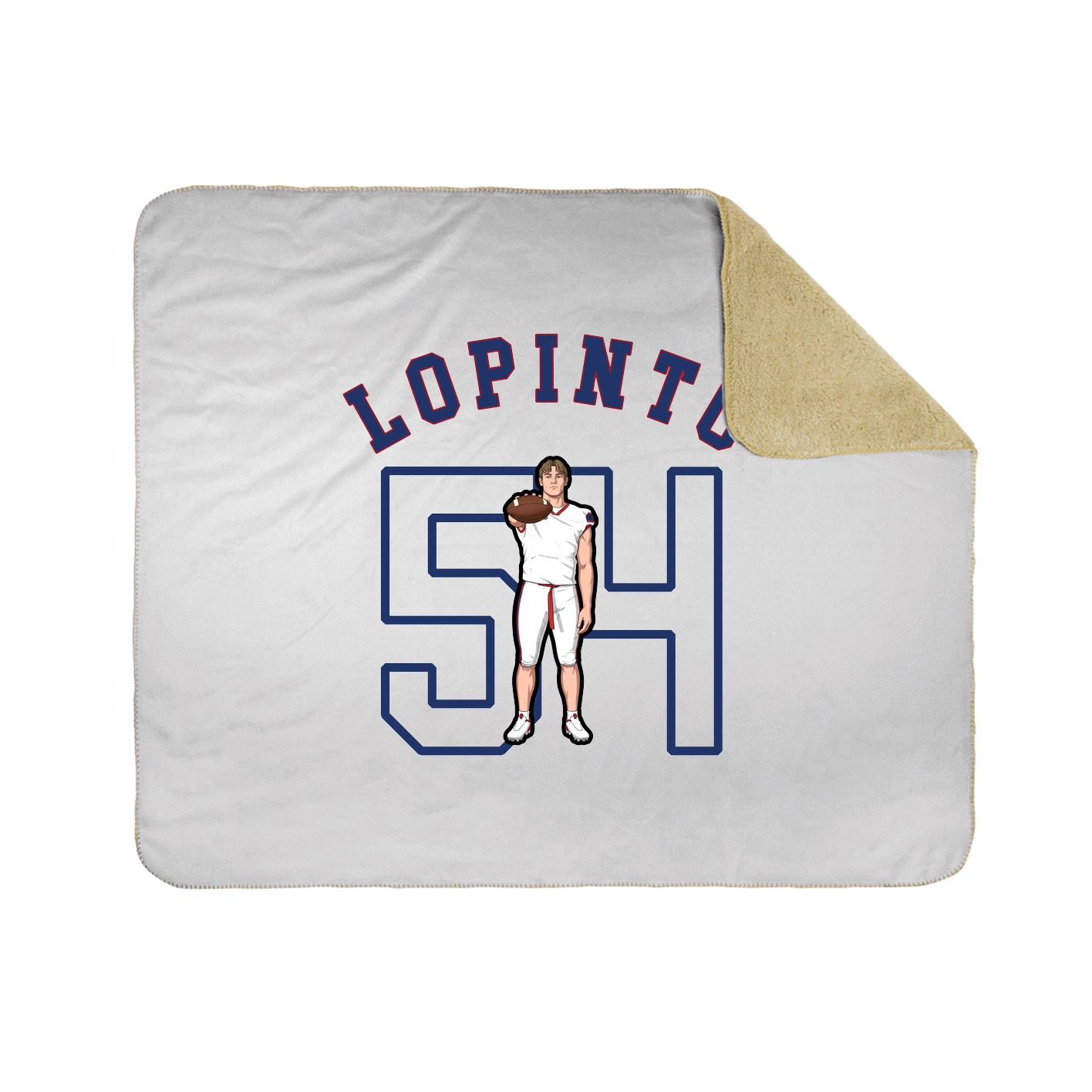 Throw Blanket — Shirsey Arch in White