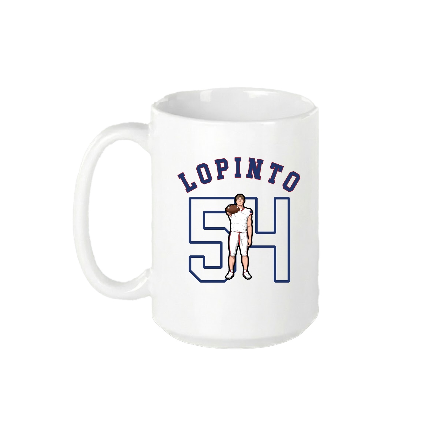 15oz Coffee Mug — Shirsey Arch in White