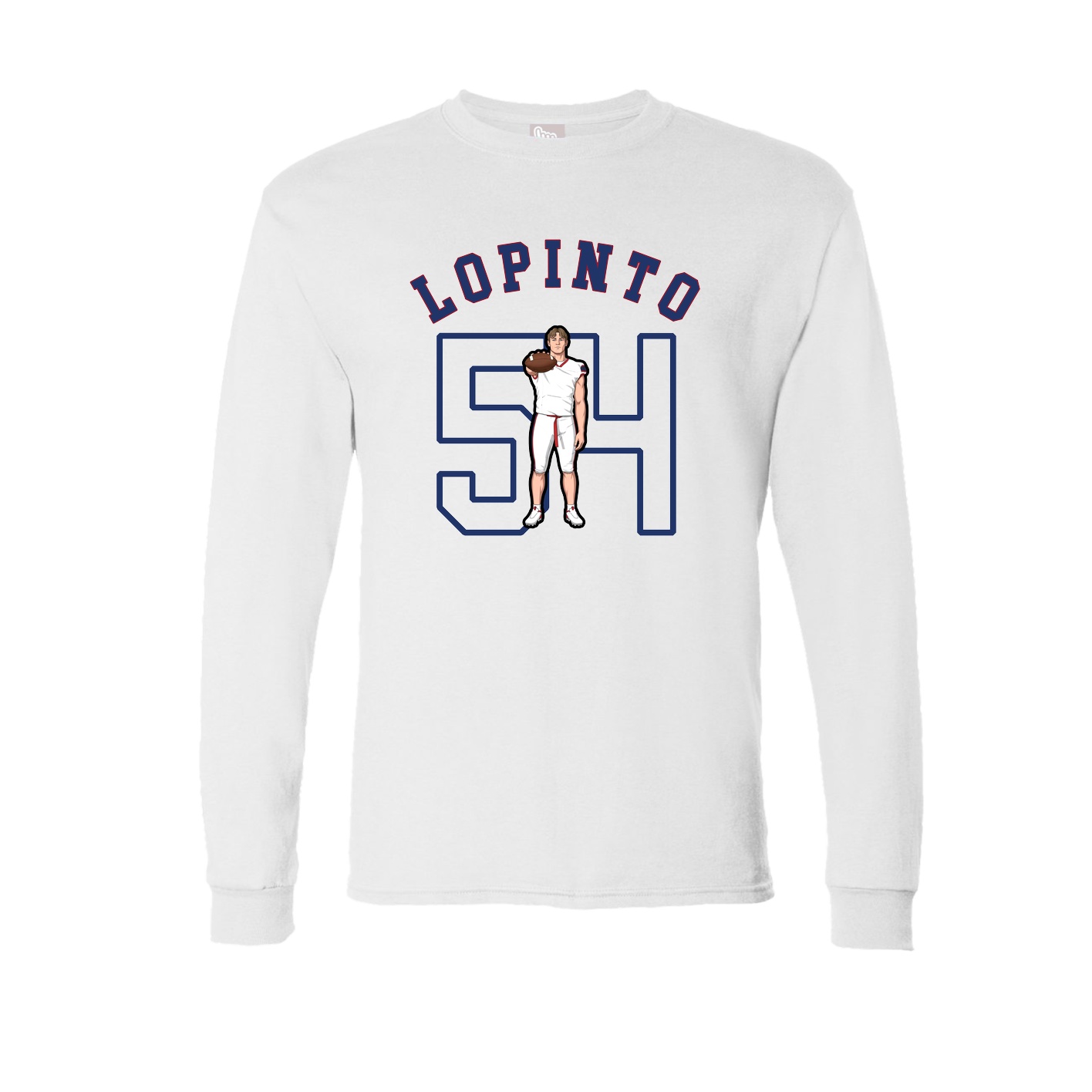 Long Sleeve Tee — Shirsey Arch in White