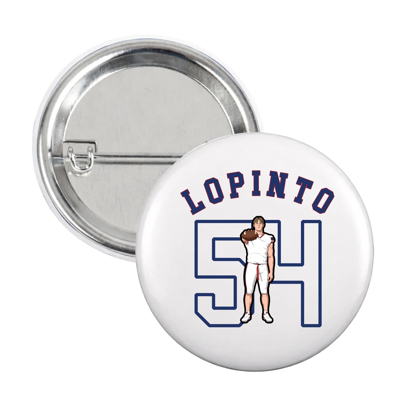 Game Day Button — Shirsey Arch in White