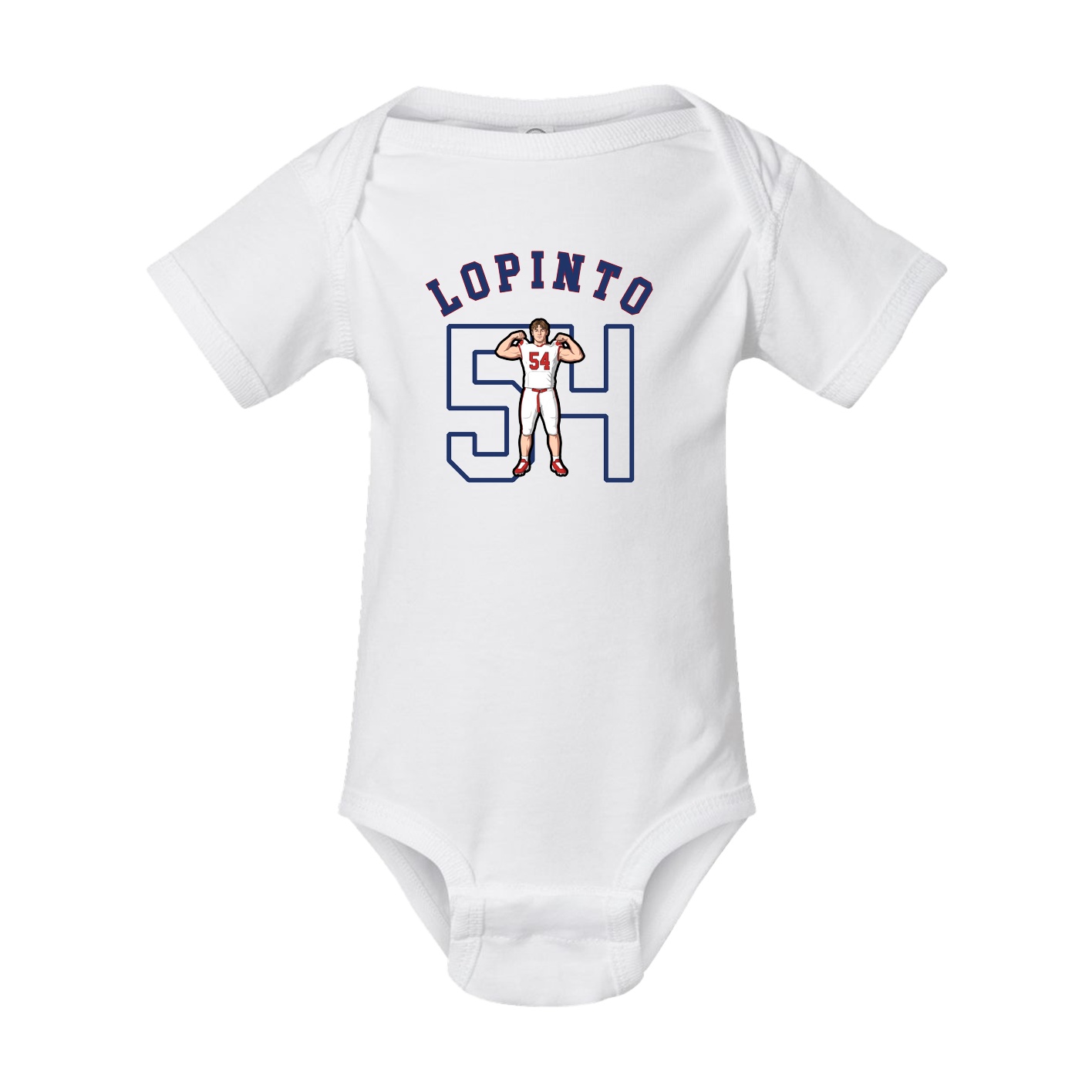 Baby Onesie — Shirsey Arch in White