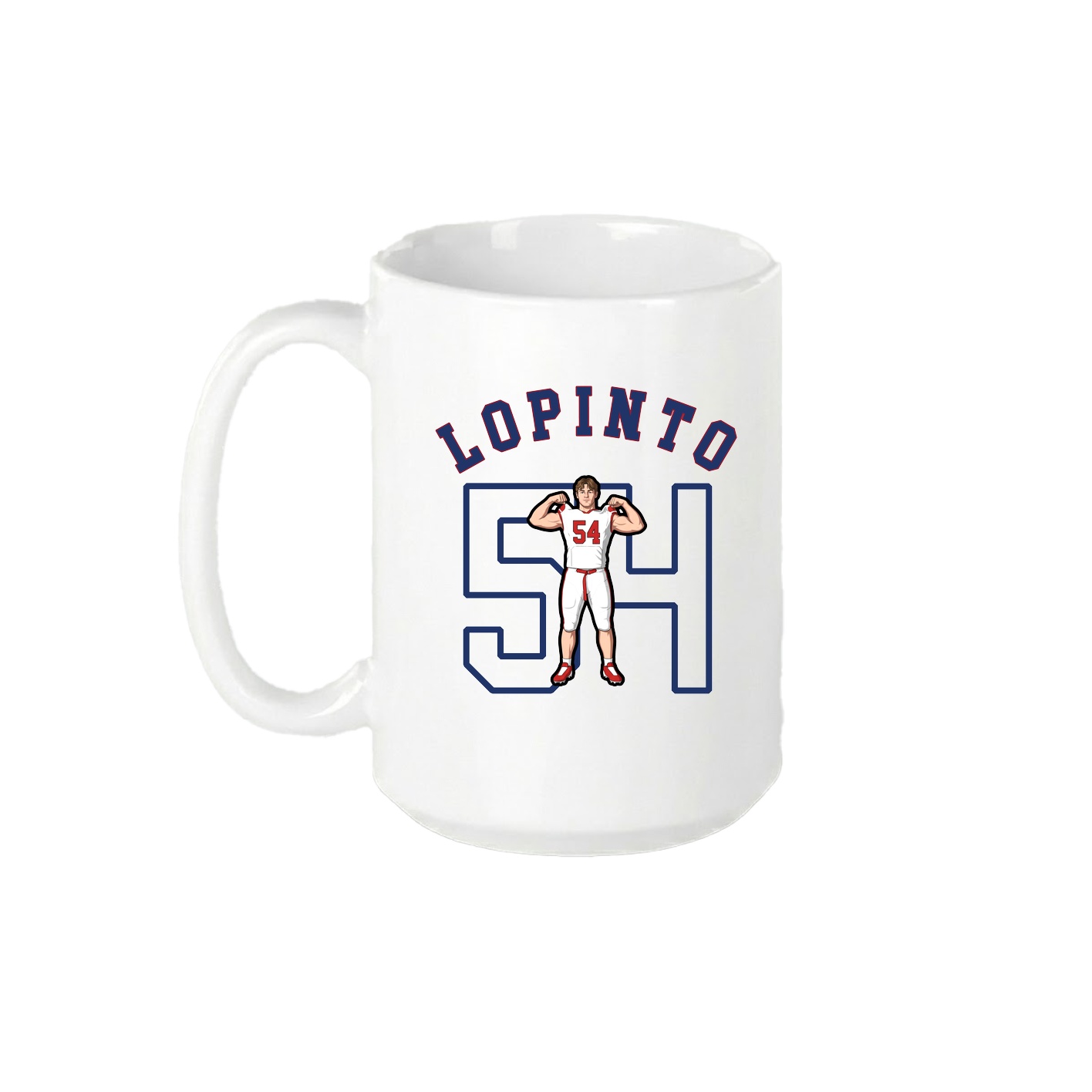 15oz Coffee Mug — Shirsey Arch in White