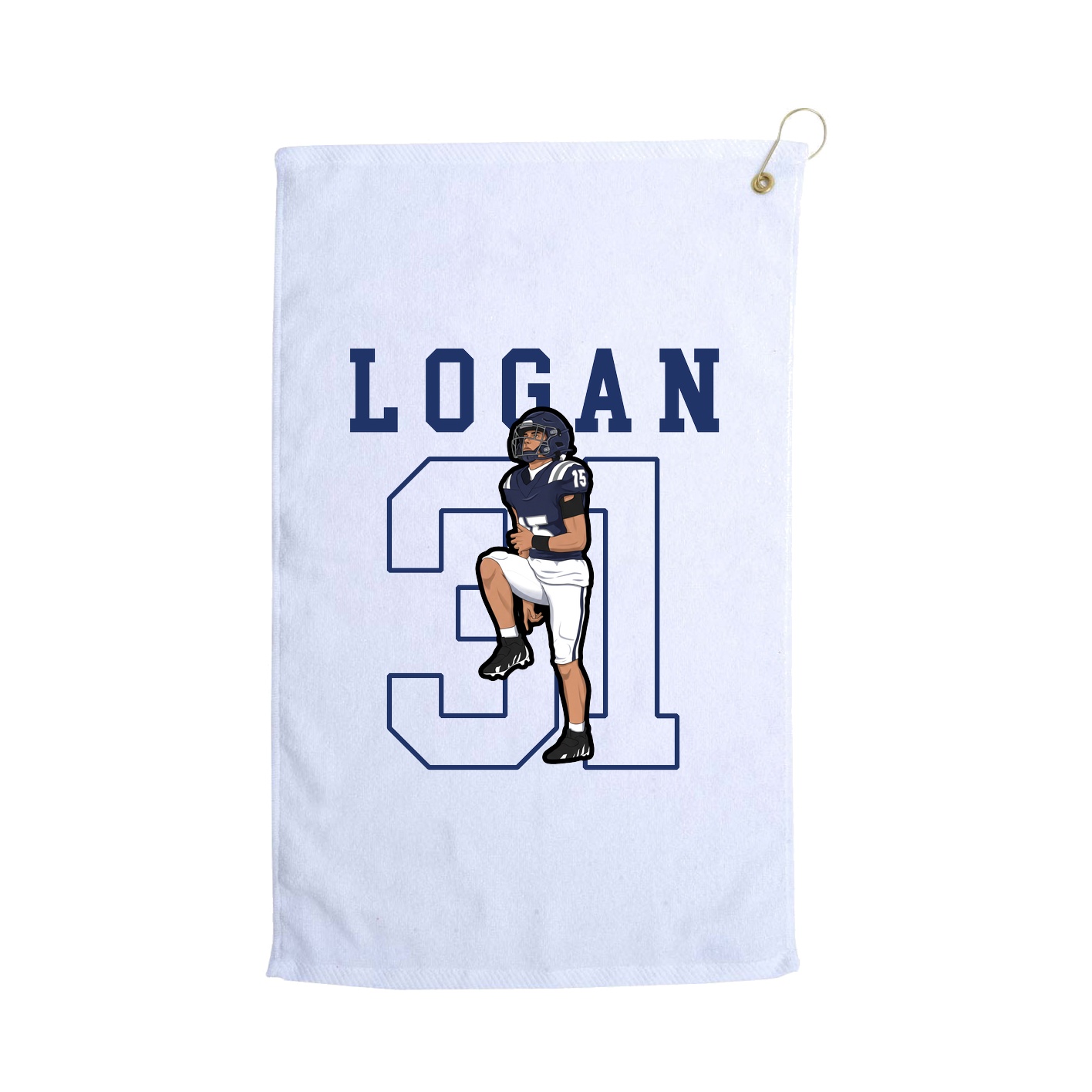 Golf Towel — Shirsey in White