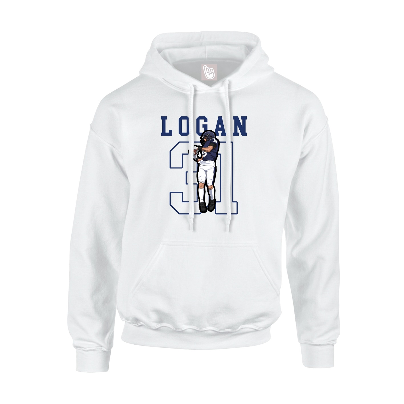 Youth Hoodie — Shirsey in White