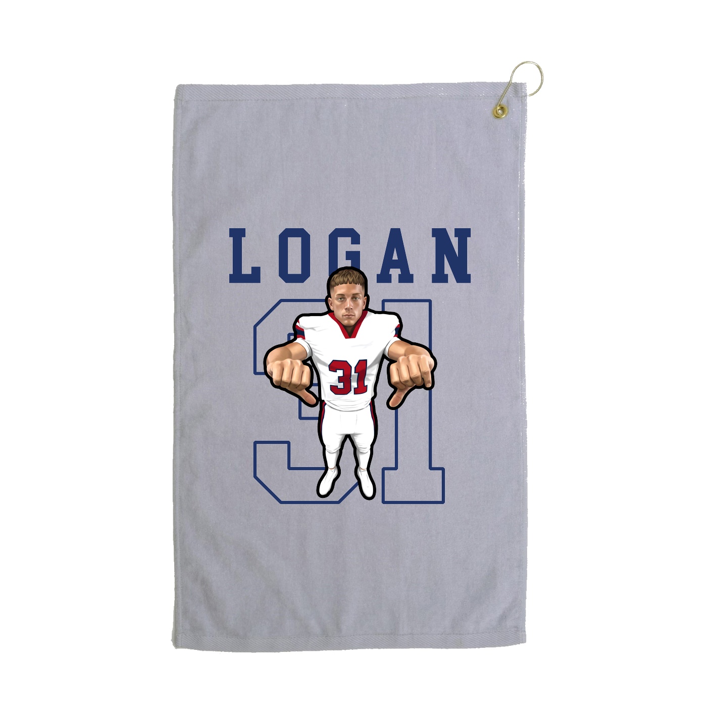 Golf Towel — Shirsey in Grey