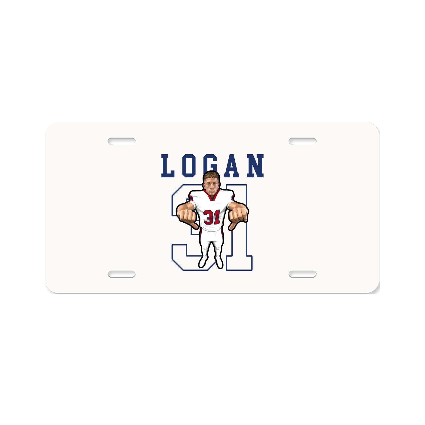 License Plate — Shirsey in Classic