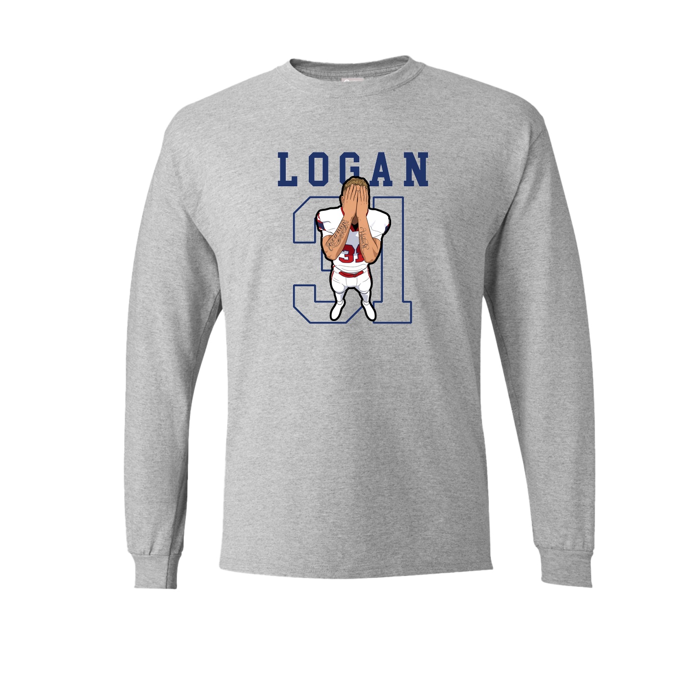 Long Sleeve Tee — Shirsey in Grey