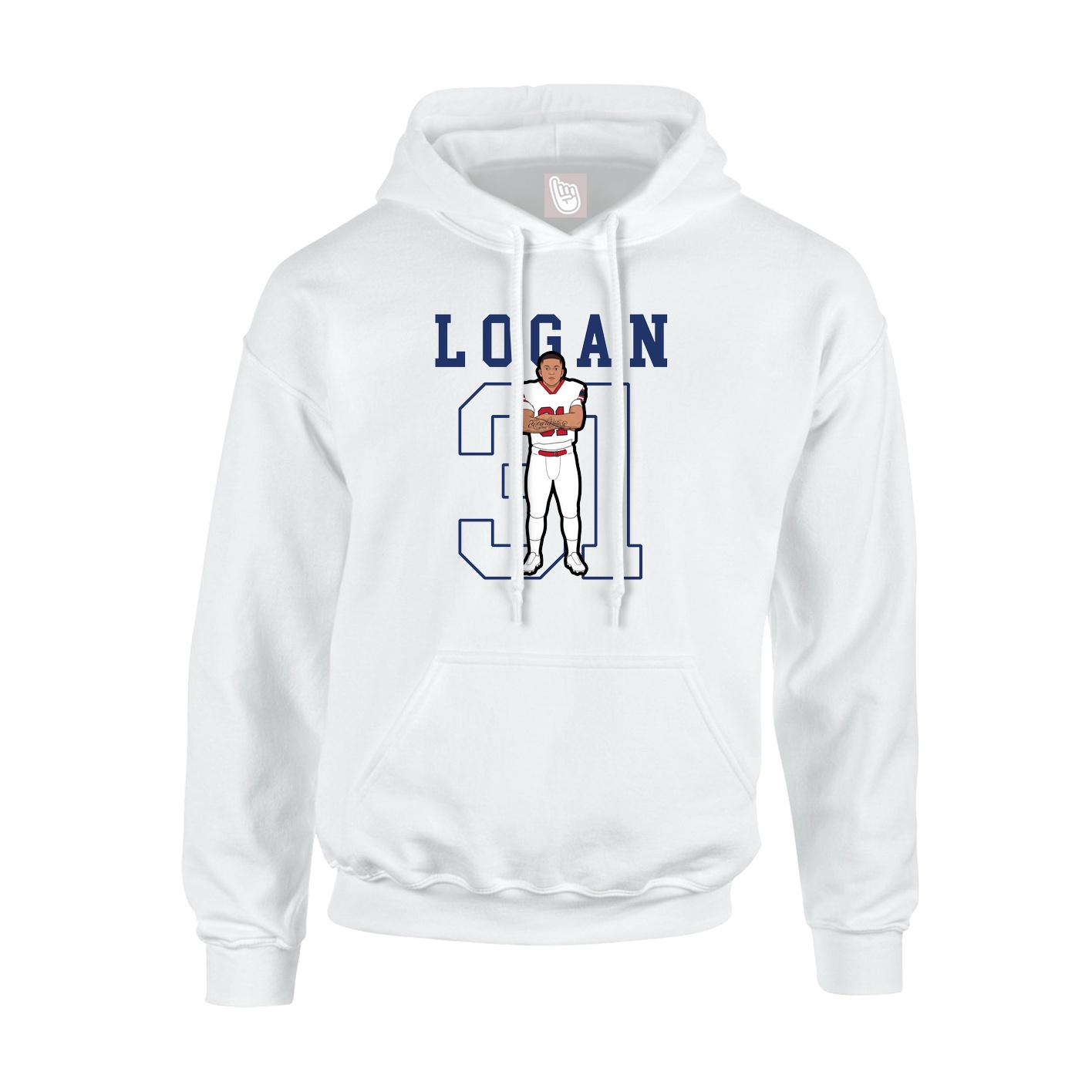 Youth Hoodie — Shirsey in White