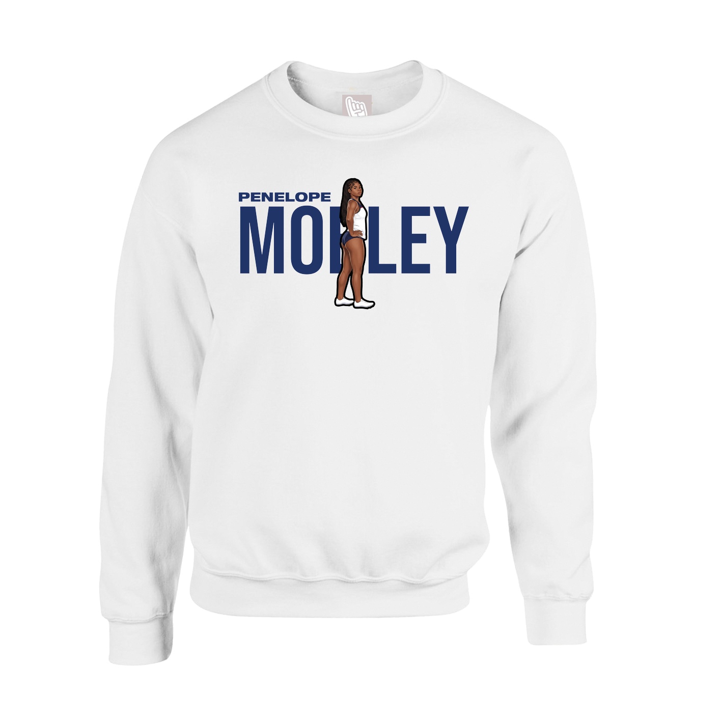Fleece Crew — Player Name in White