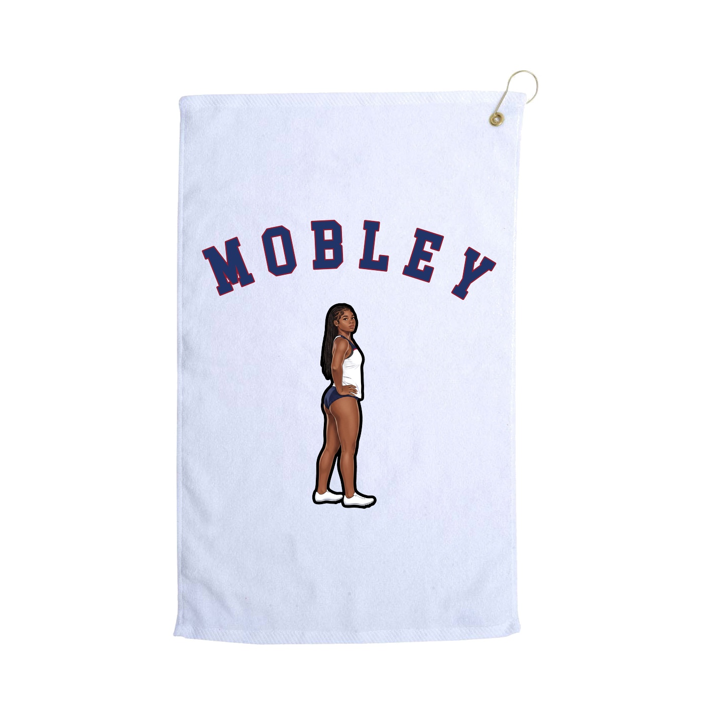 Golf Towel — Shirsey Arch in White