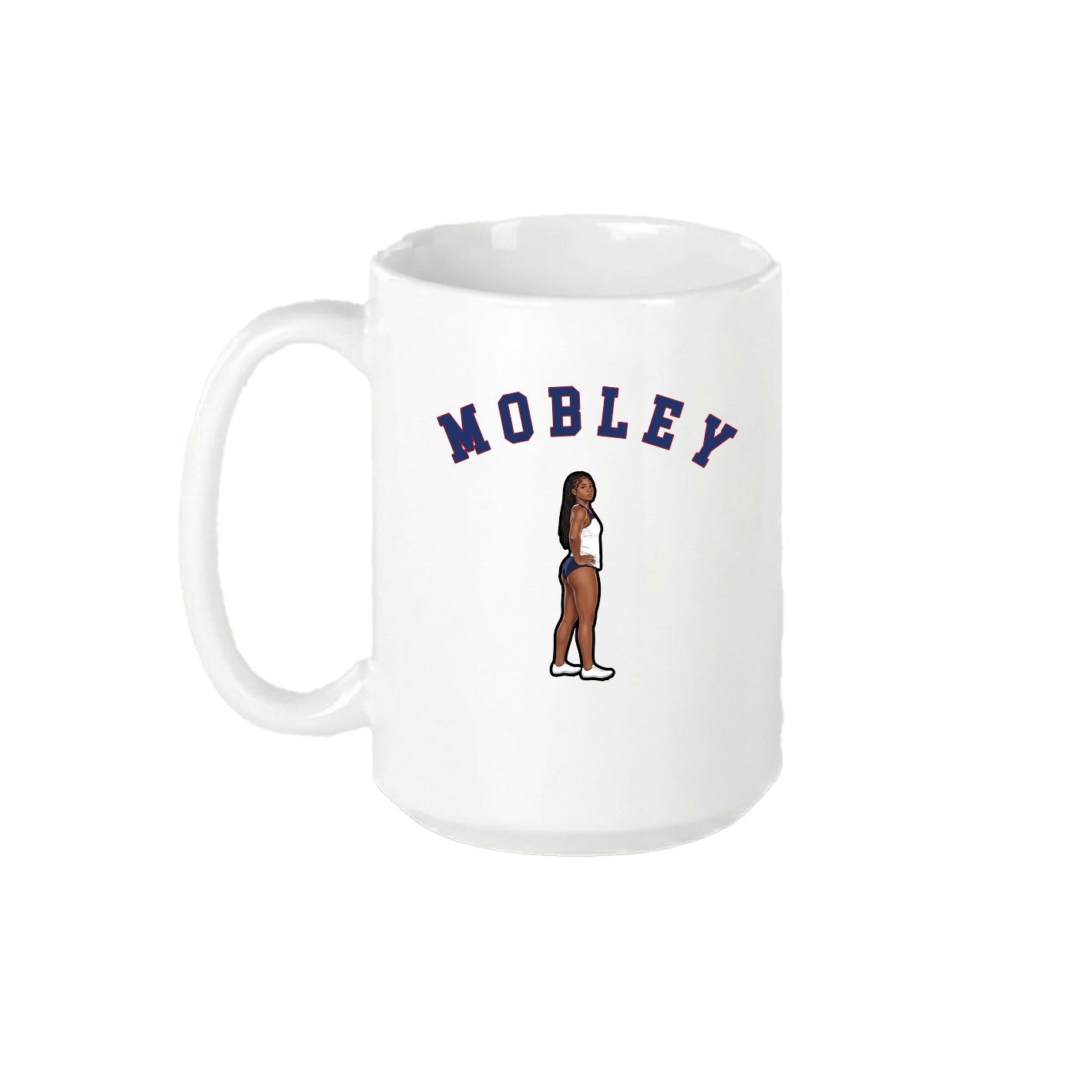 15oz Coffee Mug — Shirsey Arch in White