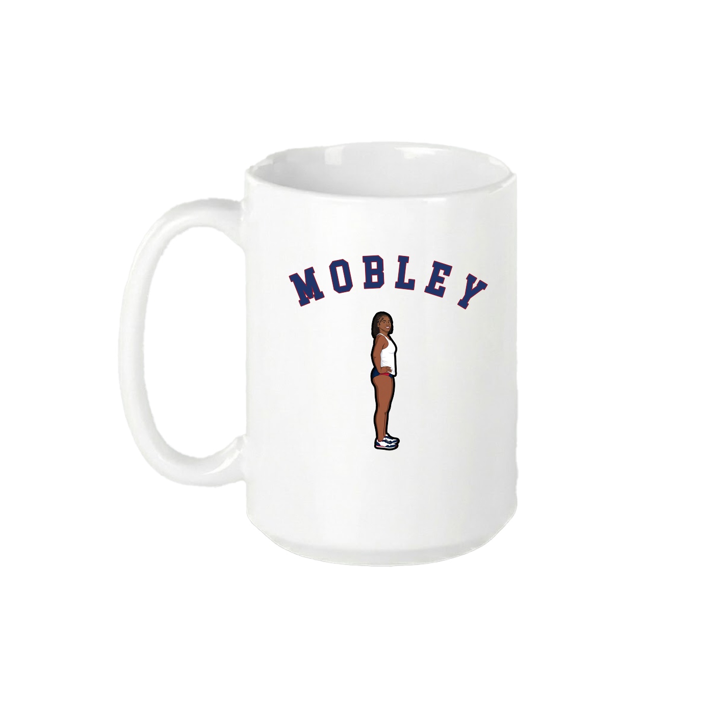 15oz Coffee Mug — Shirsey Arch in White