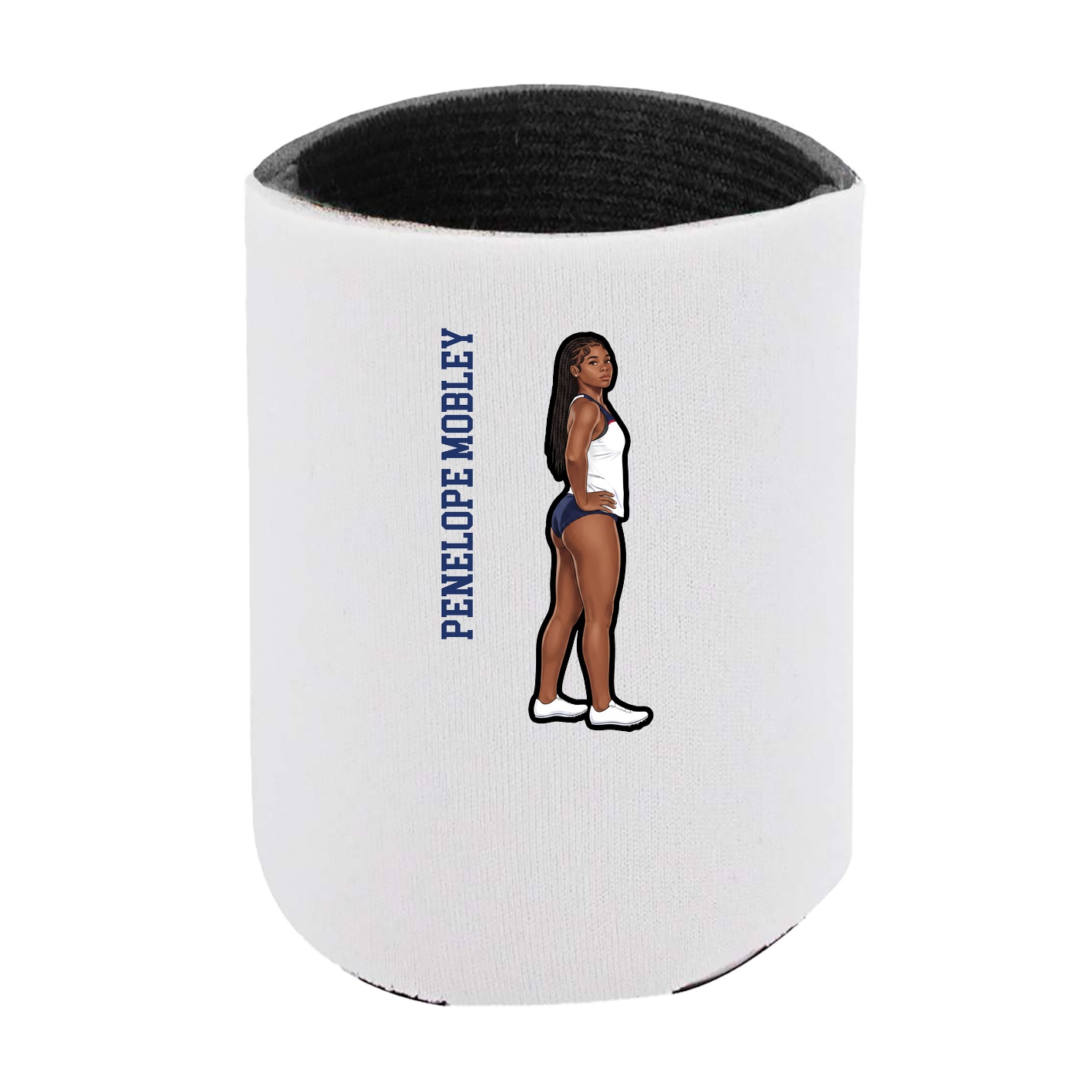 Can Holder — Name Vertical in White