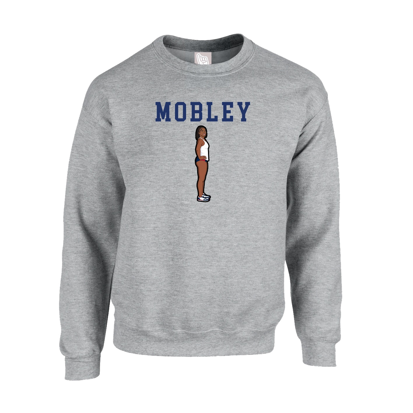 Fleece Crew — Shirsey in Grey