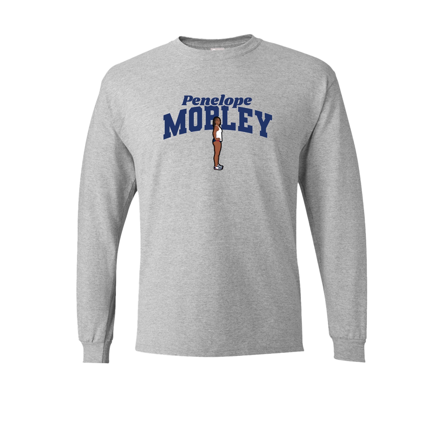 Long Sleeve Tee — Signature Arch in Grey