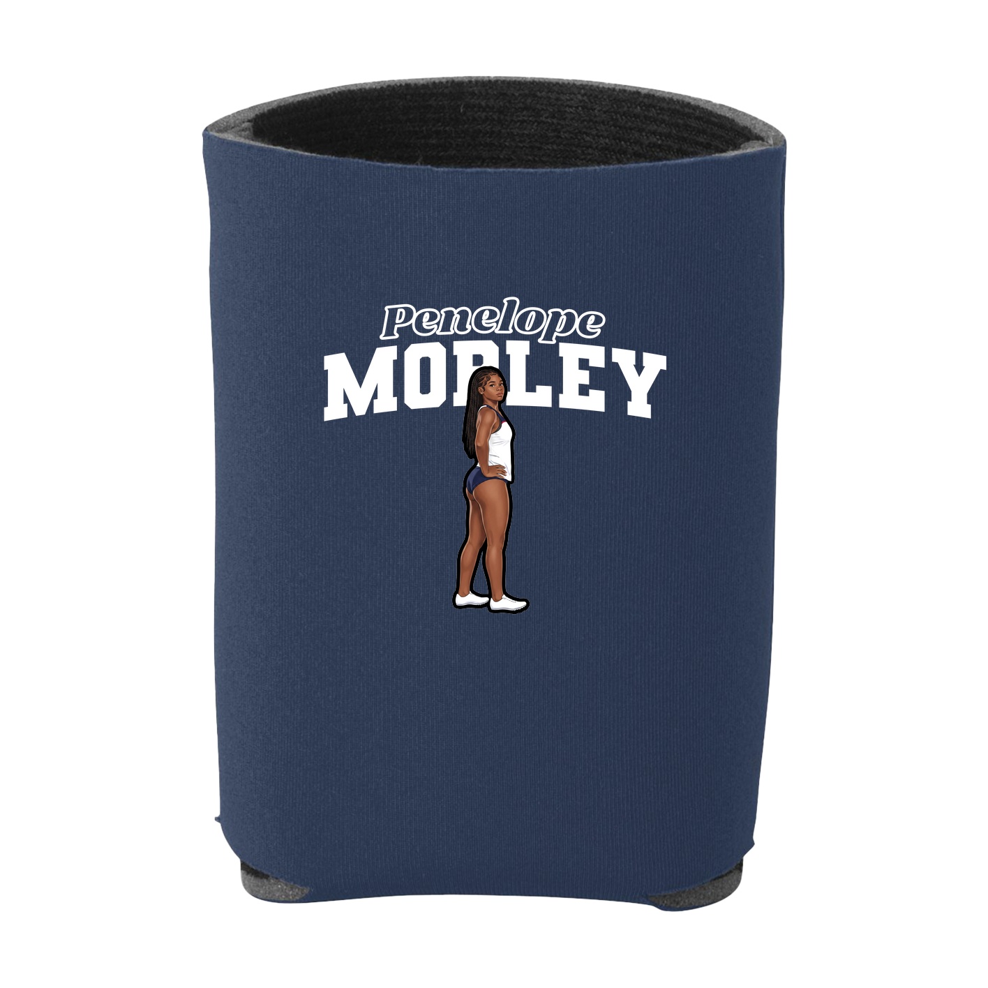 Can Holder — Name Arch in Navy