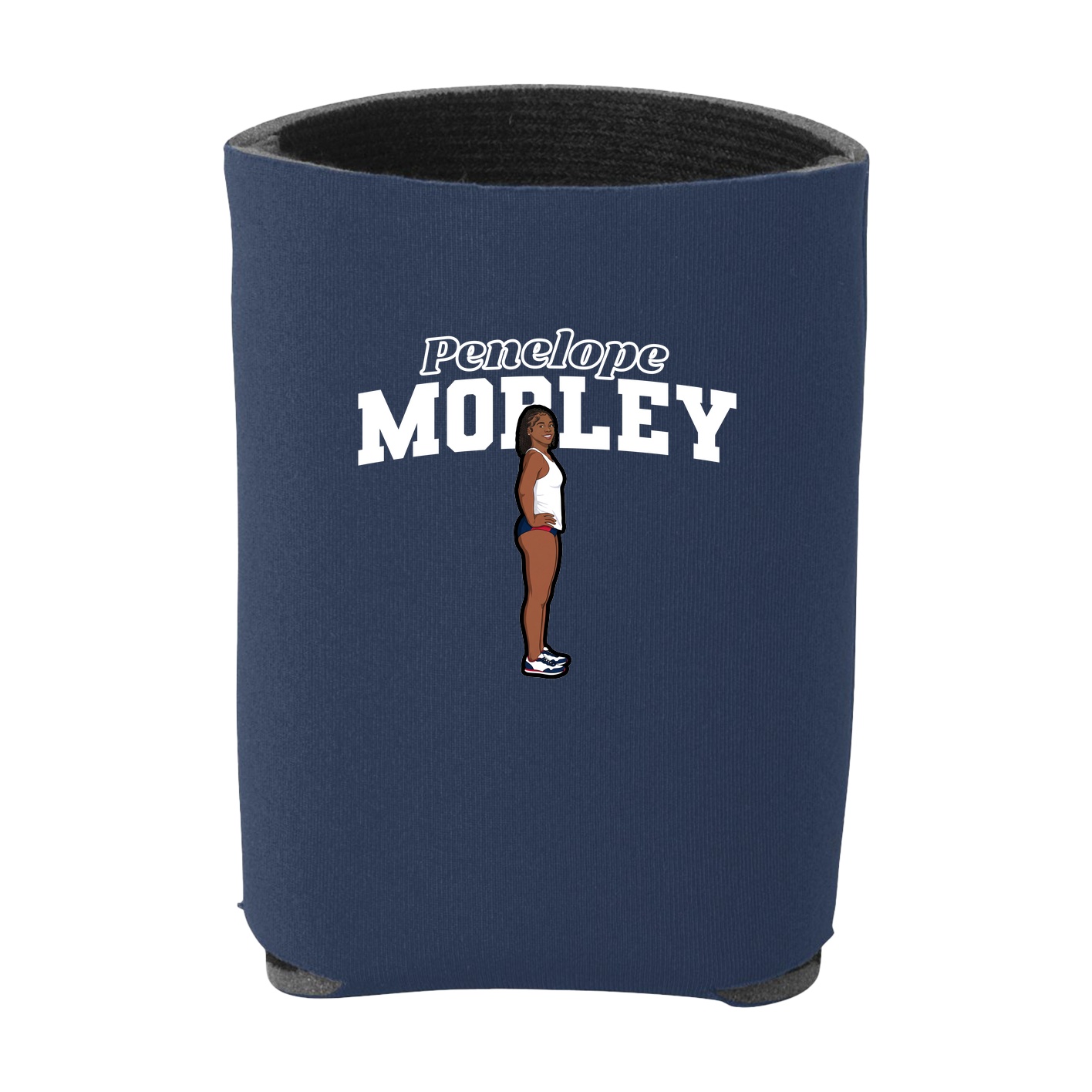 Can Holder — Name Arch in Navy