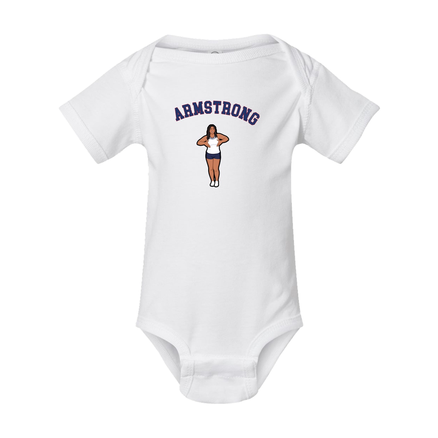 Baby Onesie — Shirsey Arch in White