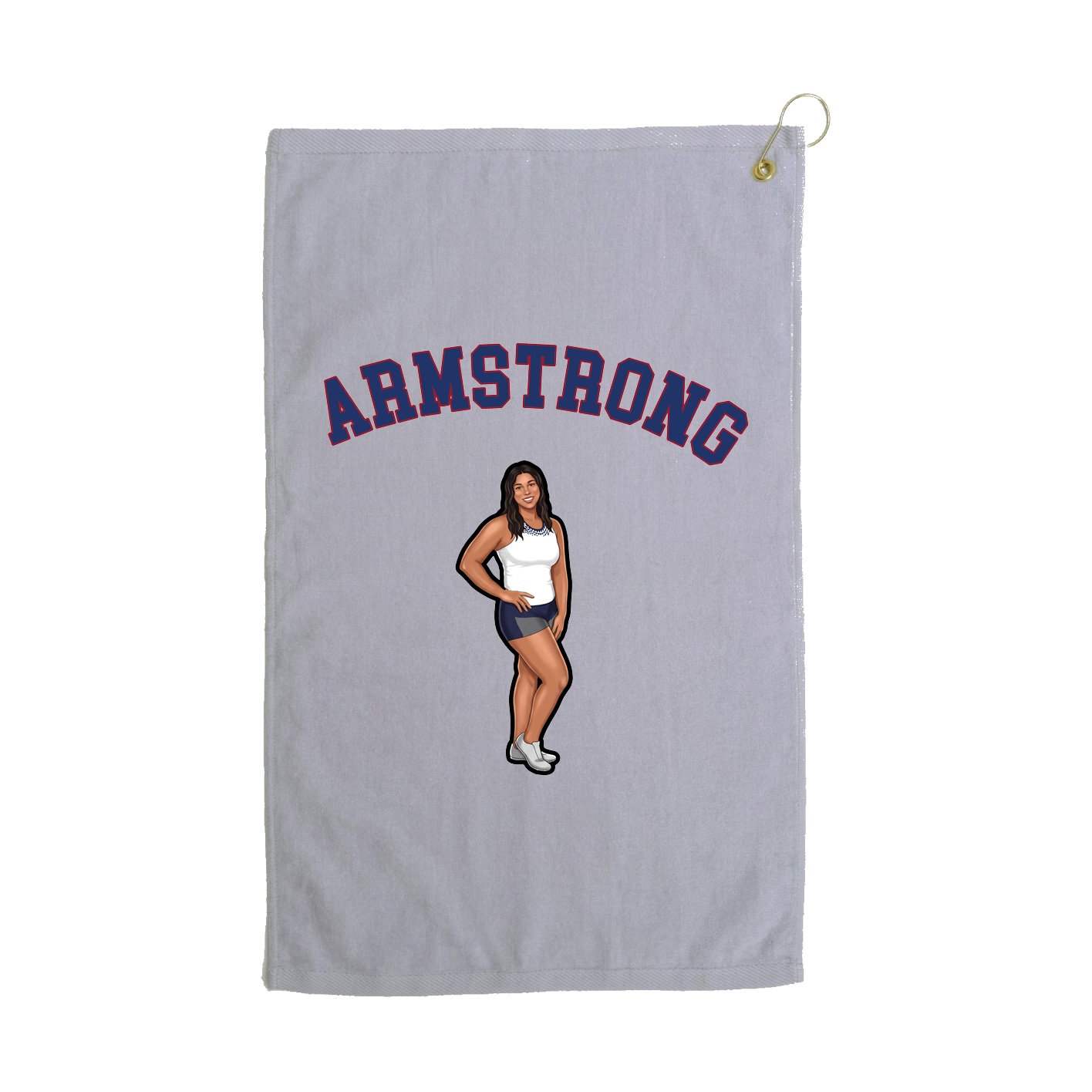 Golf Towel — Shirsey Arch in Grey