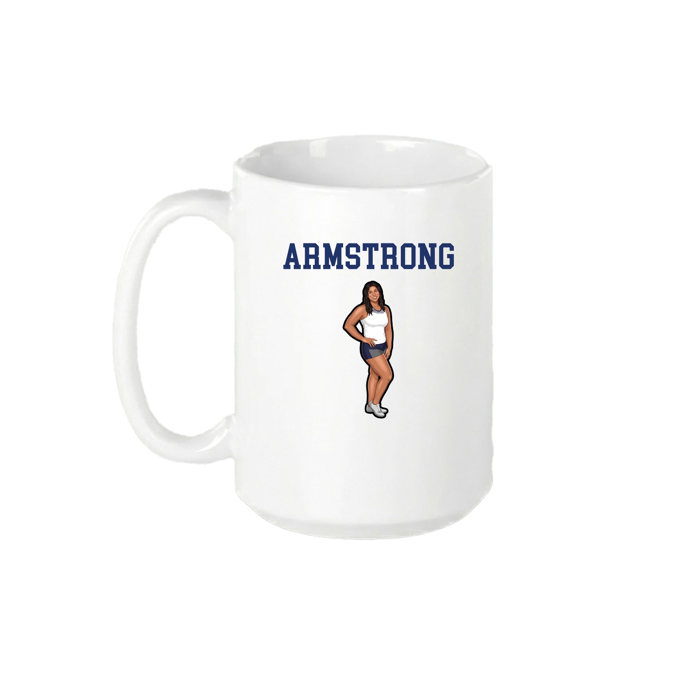 15oz Coffee Mug — Shirsey in White