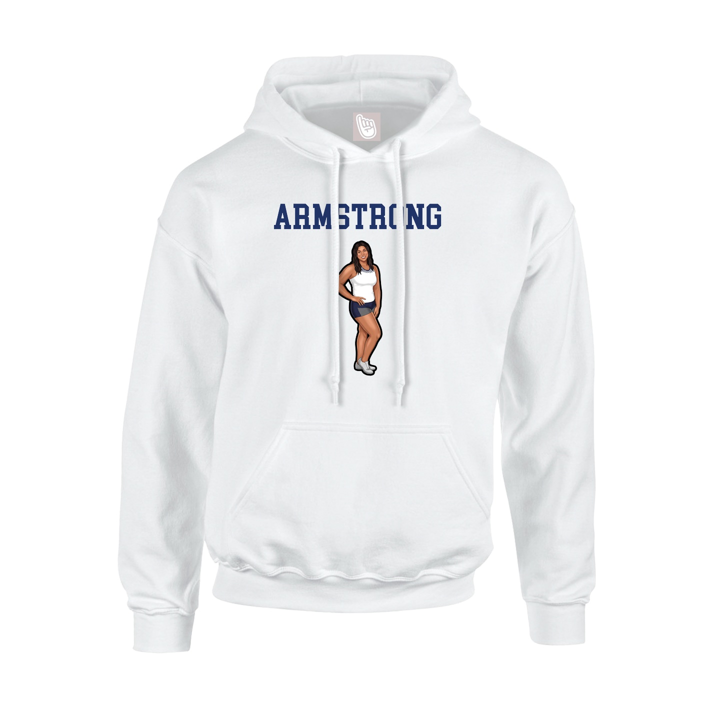 Youth Hoodie — Shirsey in White