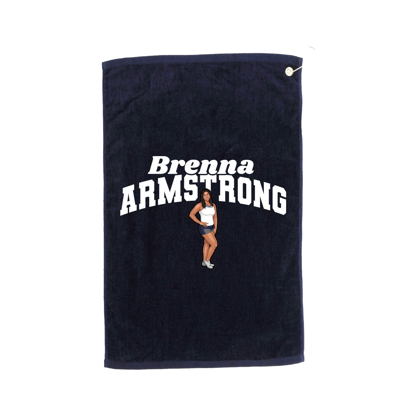 Golf Towel — Signature Arch in Navy