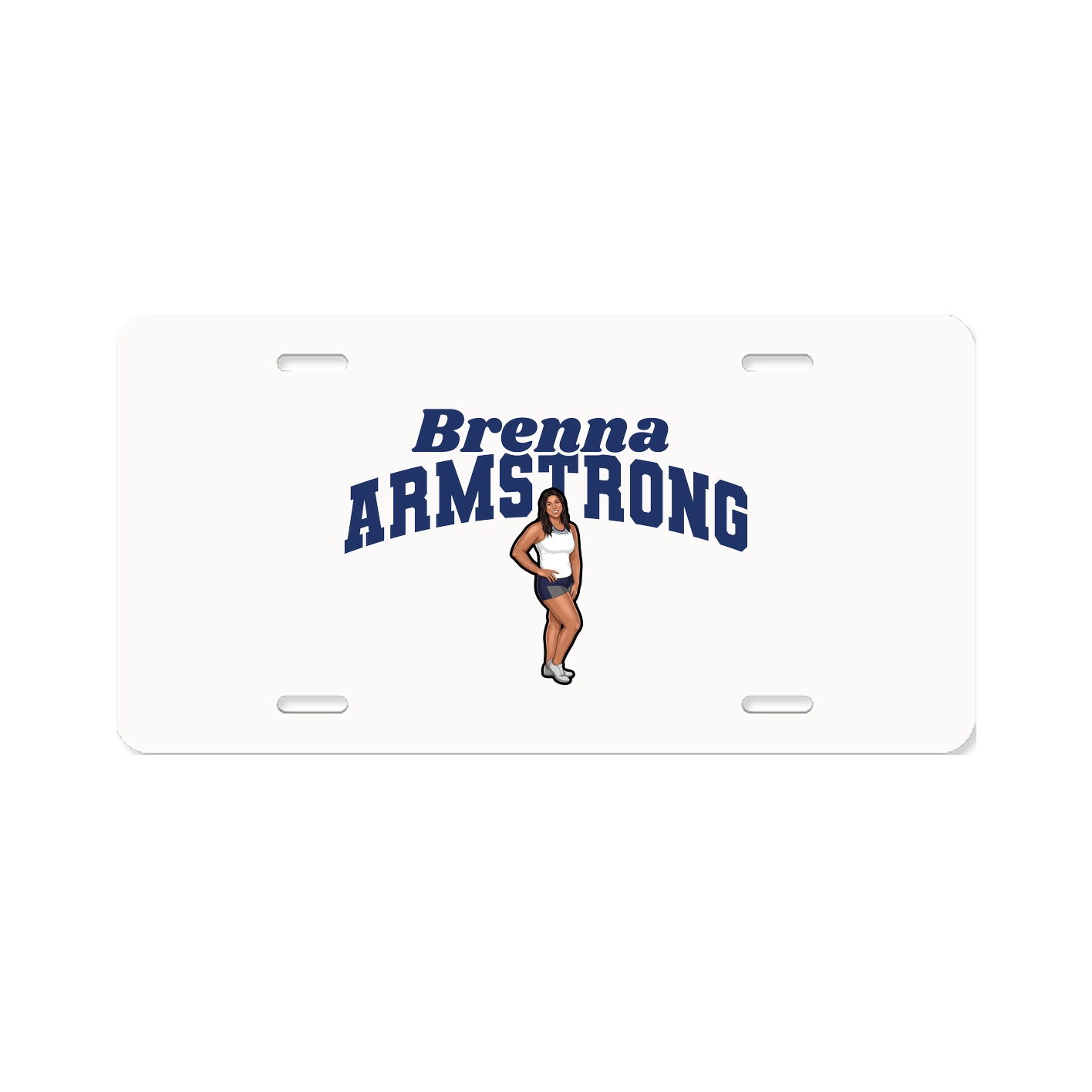 License Plate — Signature Arch in Classic