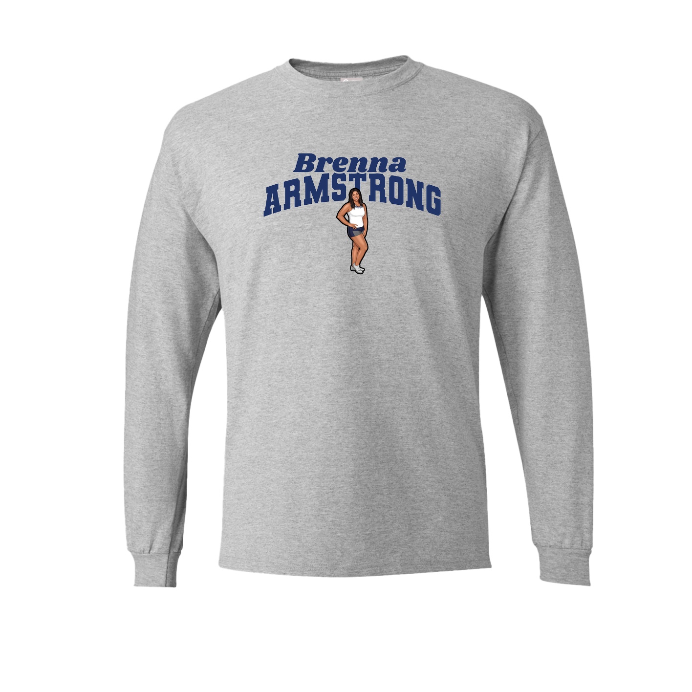 Long Sleeve Tee — Signature Arch in Grey