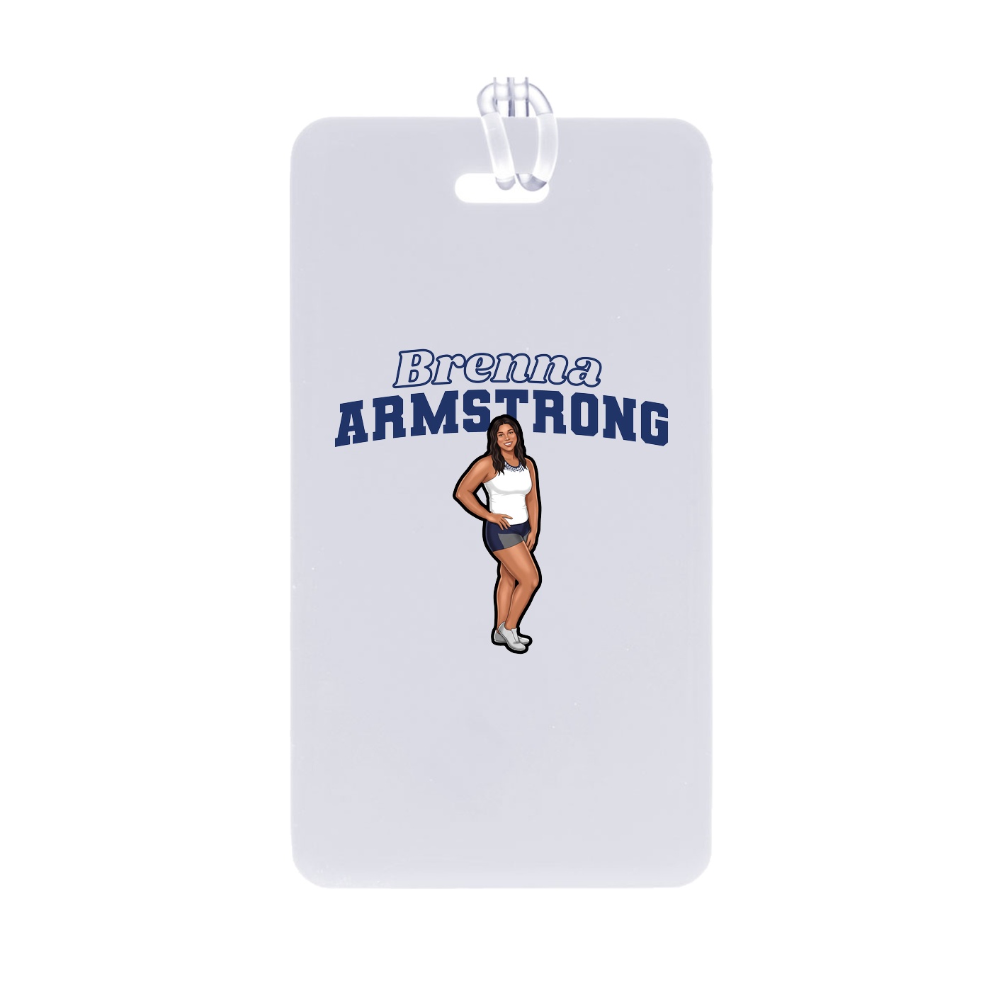 Bag Tag — Name Arch in Classic