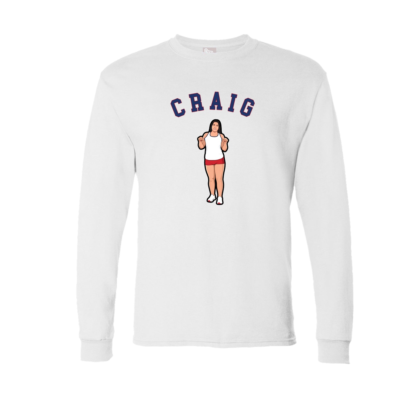 Long Sleeve Tee — Classic in White