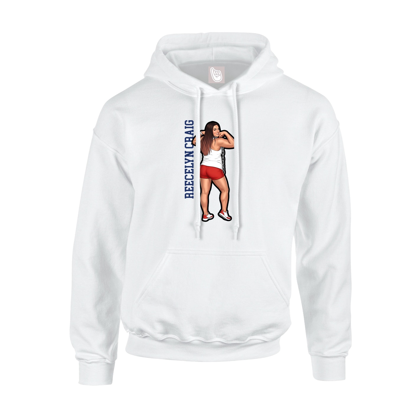 Hoodie — Classic in White