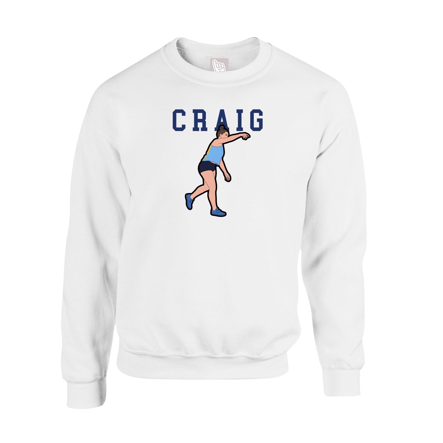 Fleece Crew — Classic in White