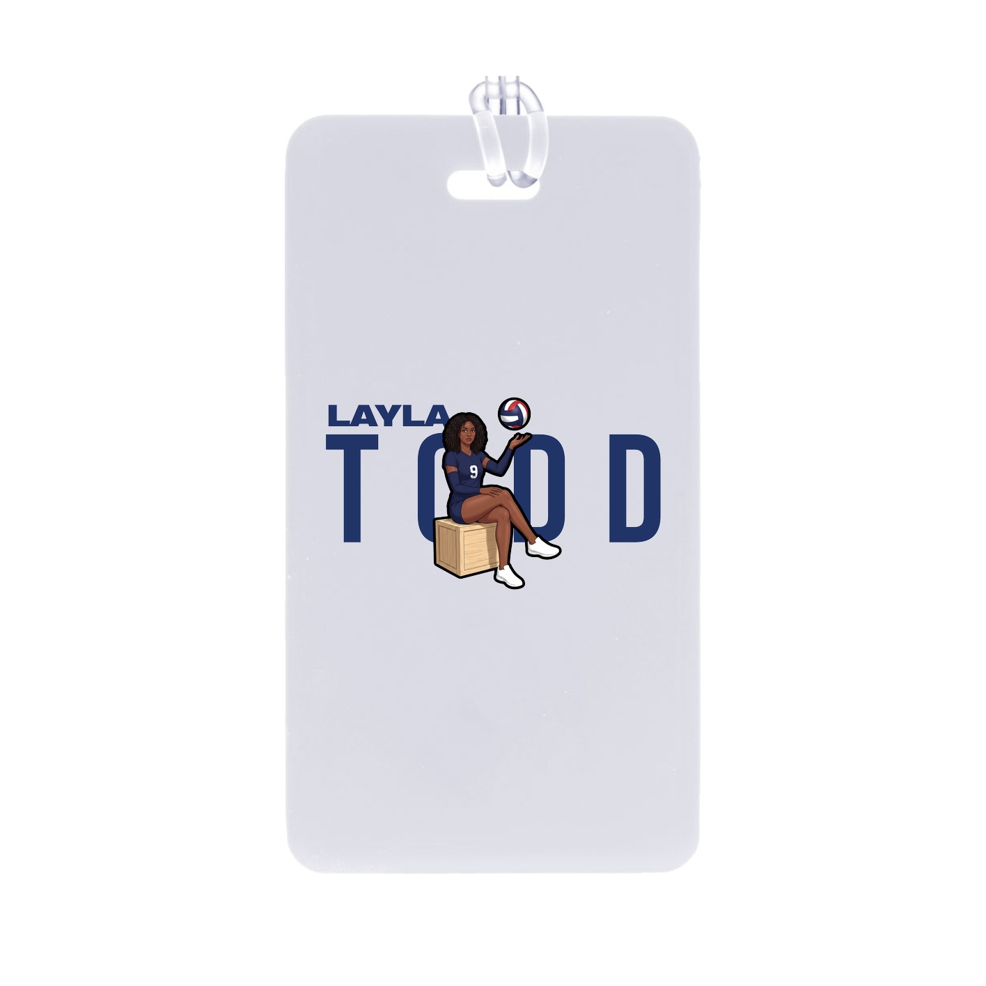 Bag Tag — Player Name in Classic